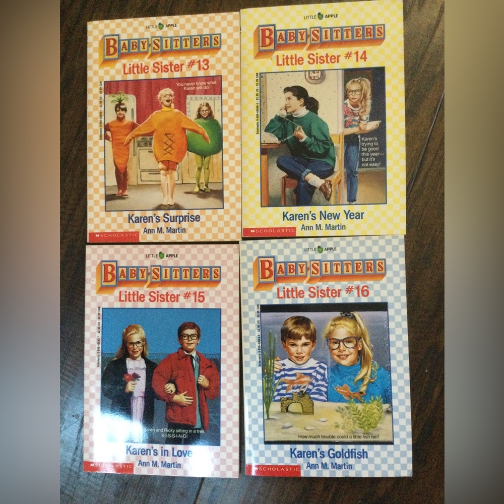 Babysitters Club Books Vintage #13, 14, 15, 16